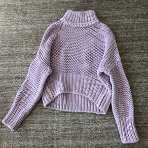 Free People Lavender Spring Sweater 🍬